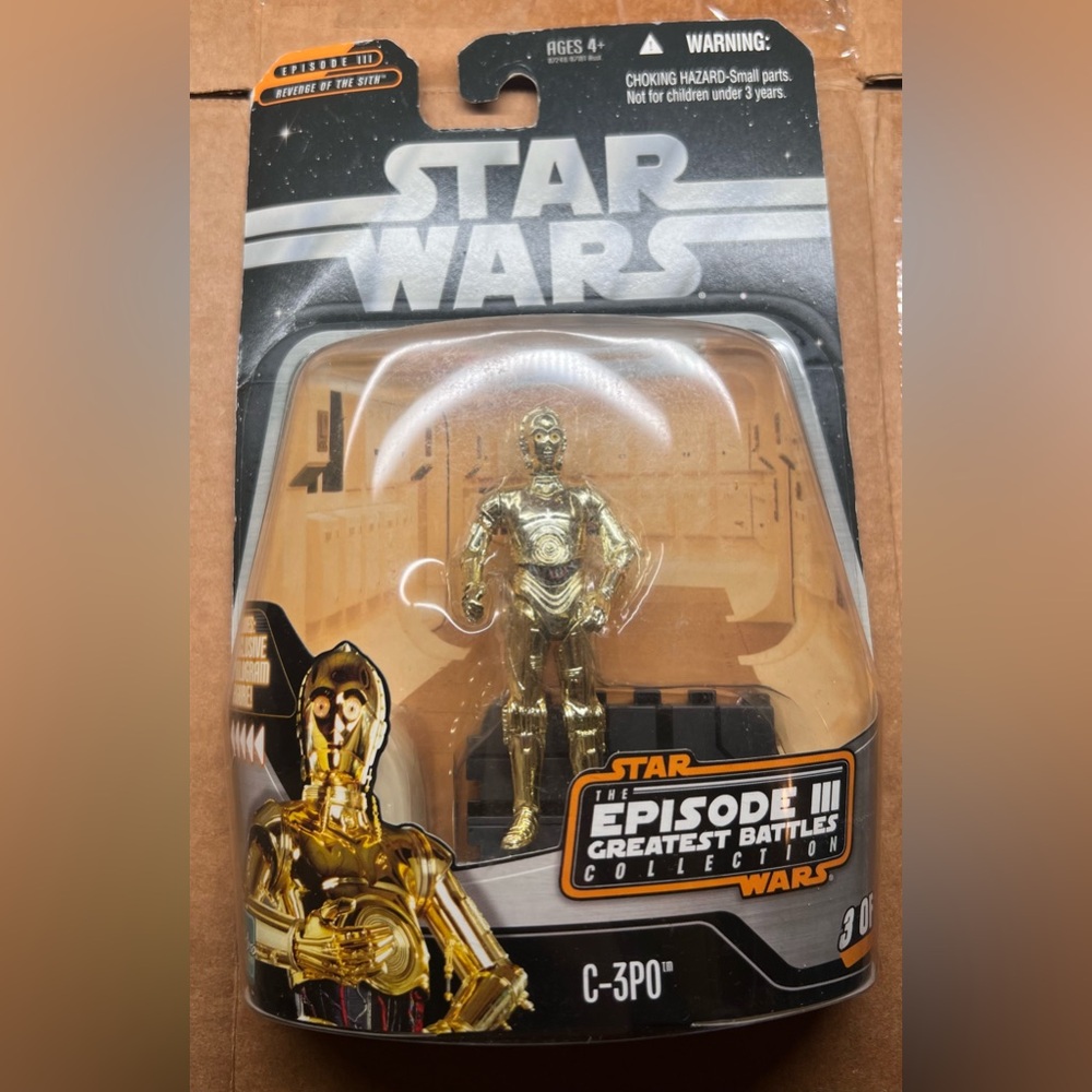 Vintage C-3PO Greatest Battles 2006 STAR WARS Saga Collection Episode III Hasbro